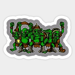 Fantasy Football Goblin Team - Brown Sticker